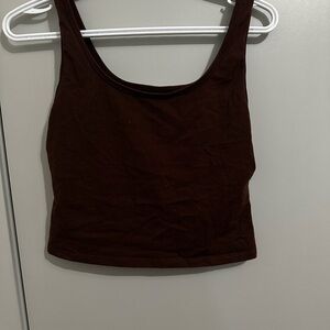 Chic Brown Crop Top for Women